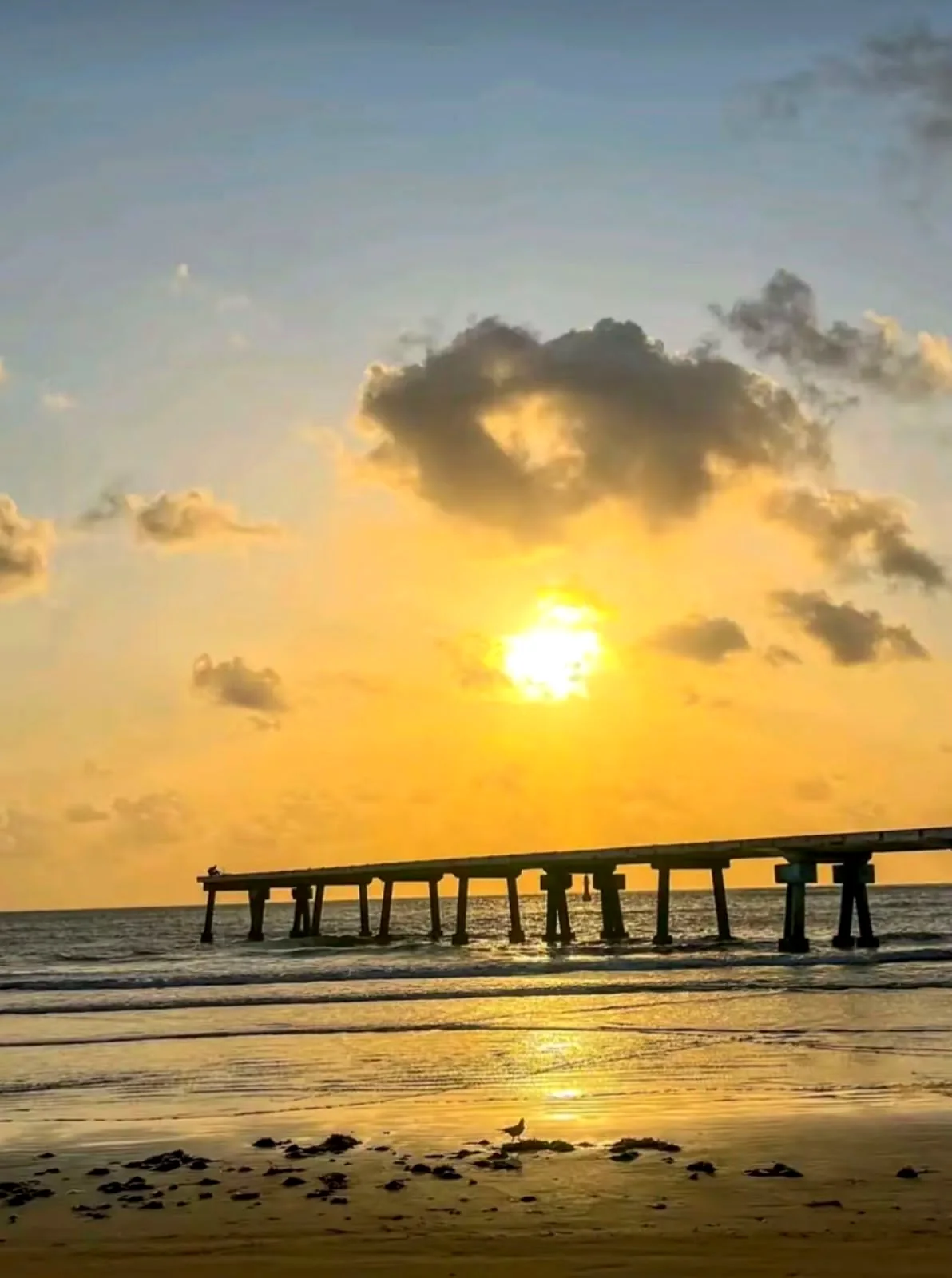 Sunset on the coast